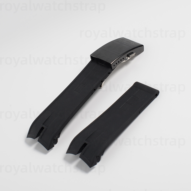 26.5mm Men's Silicone Rubber Watch Strap for Roger Dubuis EXCALIBUR King History Collection With Deployment Clasp (17) 26mm Men's Silicone Rubber Watch Strap for Roger Dubuis EXCALIBUR King History Collection With Deployment Clasp