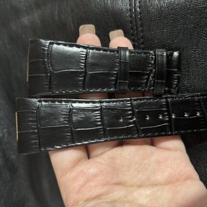 26mm 28mm 30mm Genuine Custom Replacement Alligator Leather Strap for Bulgari OCTO Finissimo Solotempo 101964 (2)