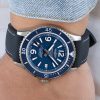 Flat End Silicone Rubber Watch Strap For ZENITH Pilot 29.2430 Bronze Grande Volante(Multiple Colors)