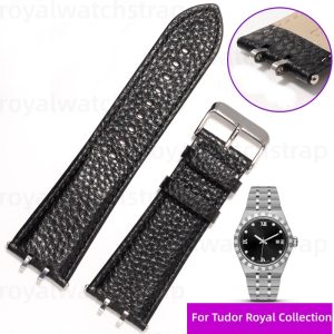 Replacement Leather Watch Strap for Tudor Royal M28600 Men's 41mm Watch