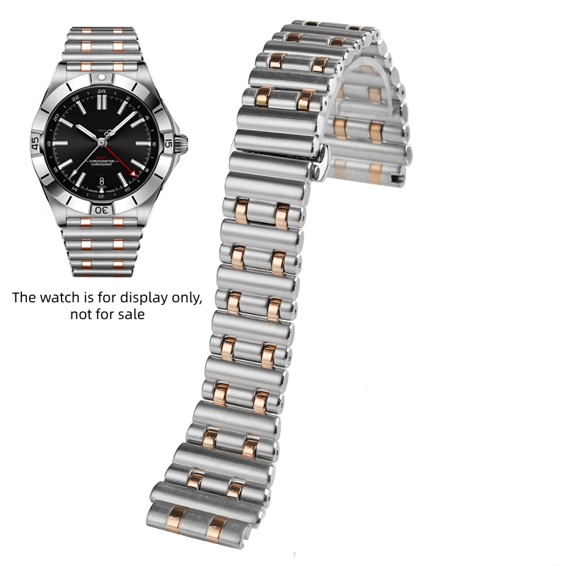 22mm 24mm Stainless Steel Strap Watch Bracelet For Breitling Chronomat B01 Avenger Men's Watches
