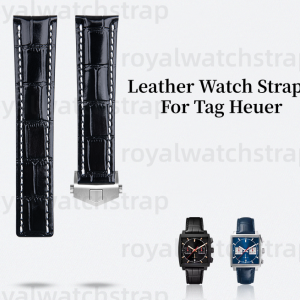 22mm 24mm Replacement Watch Strap Genuine Leather Band for TAG Heuer (7) 22mm 24mm Replacement Watch Strap Genuine Leather Band for TAG Heuer