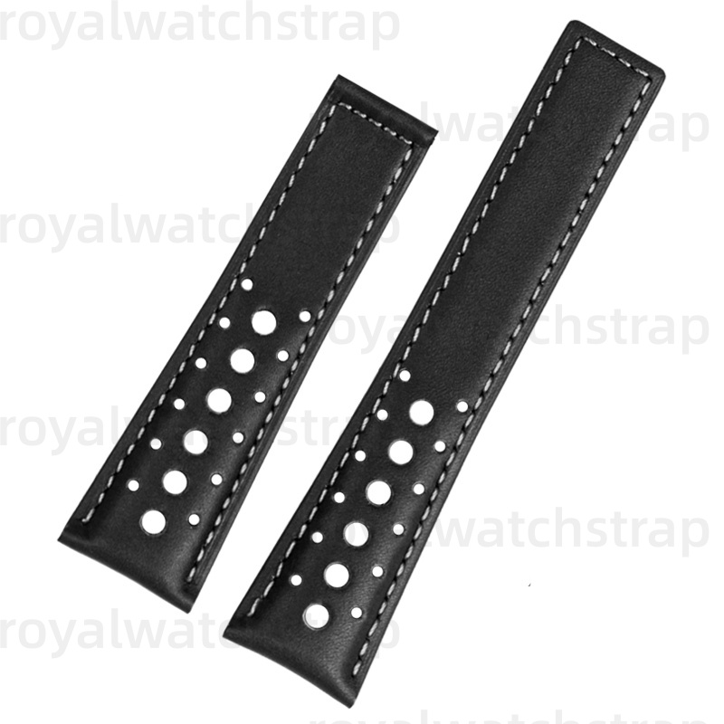 22mm Leather Watch Strap For TAG Heuer Monaco Carrera F1 Chronograph CBL2115 (Multi Color) (16)