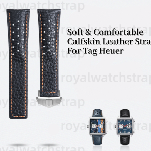 22mm Leather Watch Strap For TAG Heuer Monaco Gulf Special Edition CAW211M 211P CAW211R 211T (7) 22mm Leather Watch Strap For TAG Heuer Monaco Gulf Special Edition CAW211M 211P CAW211R 211T