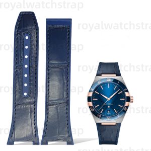 24mm Custom Alligator Leather Strap With Rubber Bottom For Omega Constellation Manhattan 131.23 (9) 24mm Custom Alligator Leather Strap With Rubber Bottom For Omega Constellation Manhattan 131.23 (9)