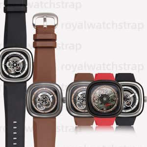 28mm Fluororubber Watch Straps For Sevenfriday Agelocer Big Bang Men's Rubber Watch Bands (1)