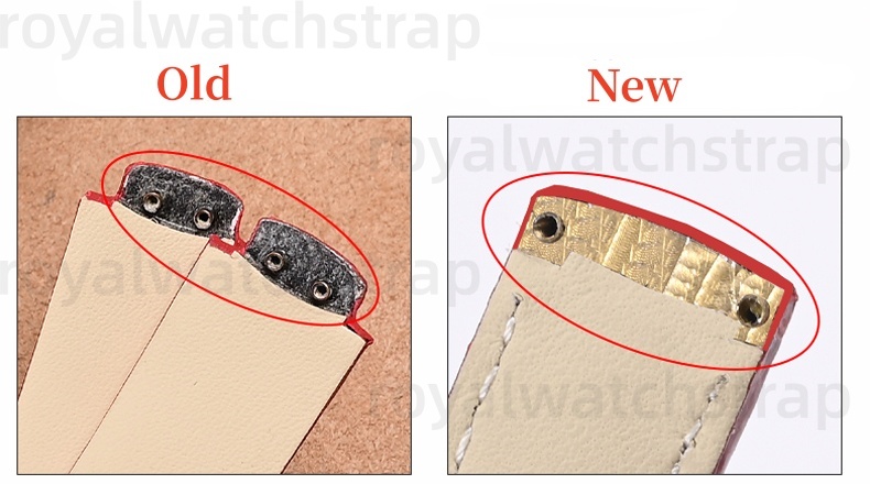 Custom Genuine Calfskin Replacement Leather Strap For EBEL Brasilia Women's Watches 1216461