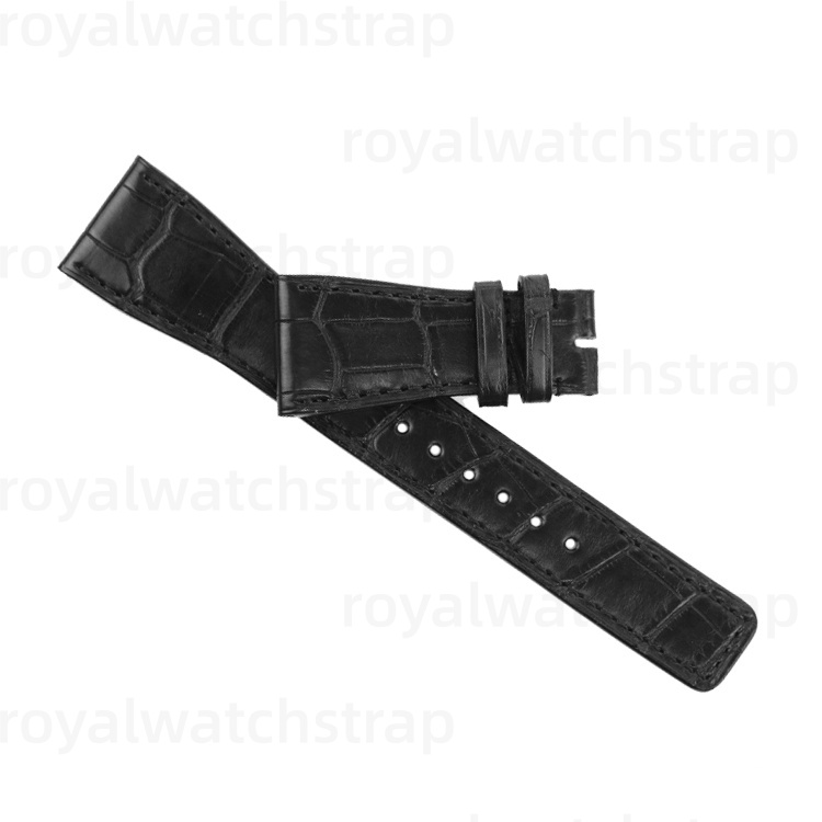 Custom Handmade Premium Alligator Leather Watch Band Fit For IWC Da Vinci