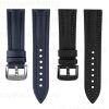 Leather With Nylon Pattern Watch Strap For ZENITH DEFY 95.9000