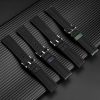 Leather With Nylon Pattern Watch Strap For ZENITH DEFY 95.9000