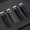 Leather With Nylon Pattern Watch Strap For ZENITH DEFY 95.9000