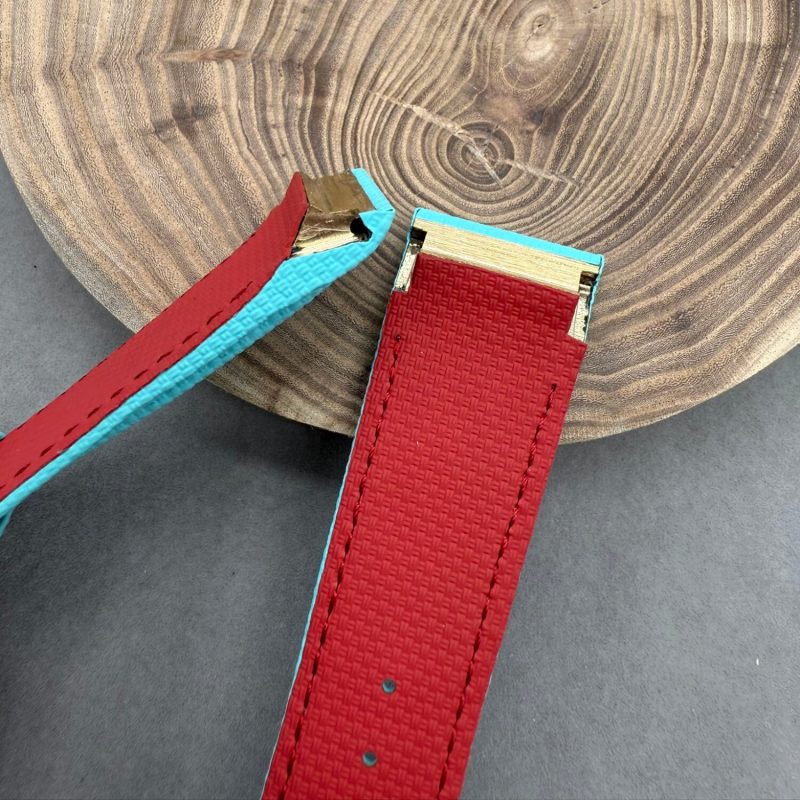 Shop Premium Custom handmade replacement Black red Tiffany Blue PVC Rubber Strap For Franck Muller GPG 9900 & 8900 Online (3) Shop Premium Custom handmade replacement Black Red Tiffany Blue PVC Rubber Strap For Franck Muller GPG 9900 & 8900 Online