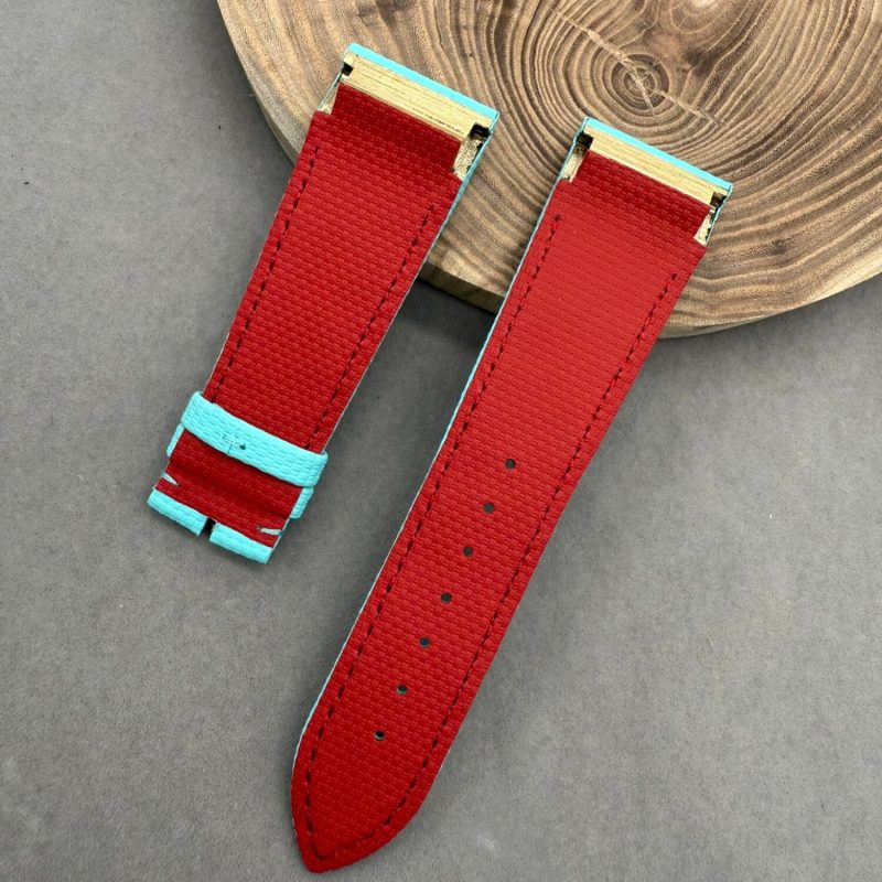 Shop Premium Custom handmade replacement Black red Tiffany Blue PVC Rubber Strap For Franck Muller GPG 9900 & 8900 Online (8) Shop Premium Custom handmade replacement Black Red Tiffany Blue PVC Rubber Strap For Franck Muller GPG 9900 & 8900 Online
