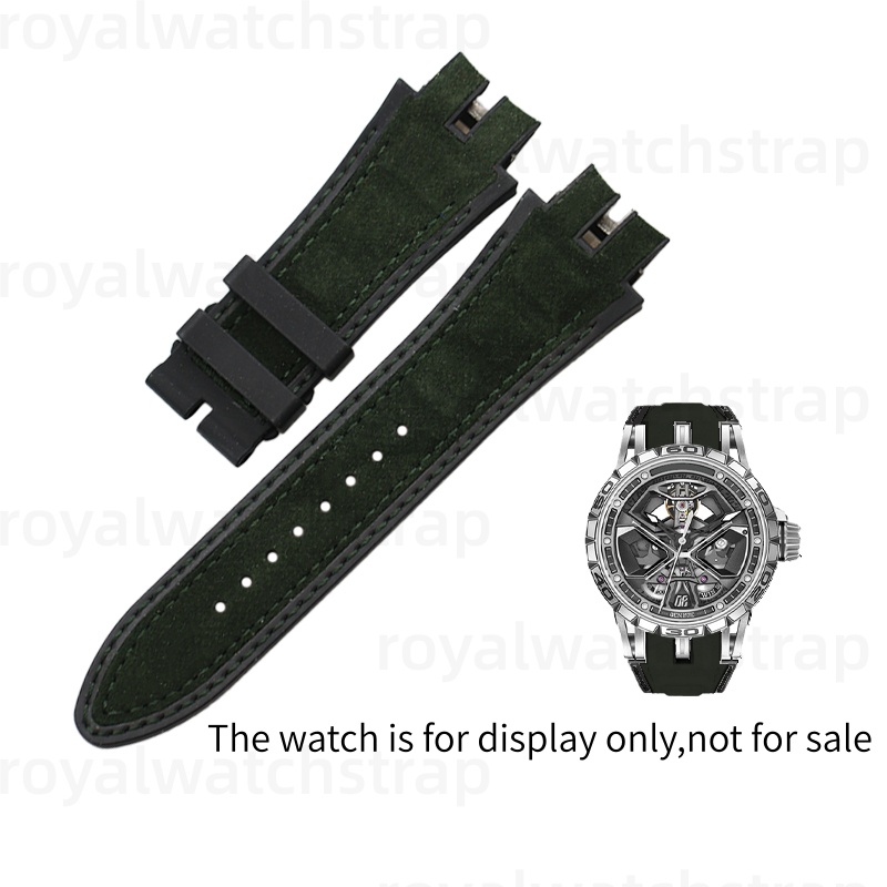 Suede With Waterproof Rubber Bottom For Roger Dubuis Excalibur Spider Series 45（Multiple Color)