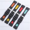 Two-Tone Soft Rubber Watch Strap Replacement For TAG Heuer F1, Carrera & Aquaracer (3)