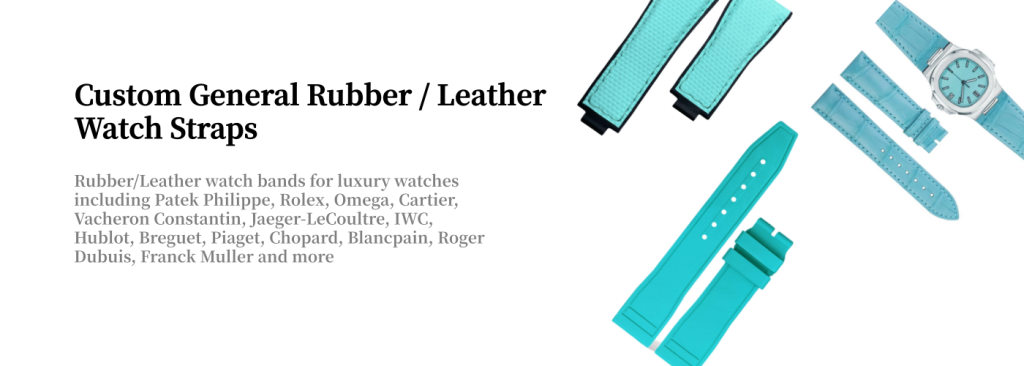 custom rubber leather watch strap-royalwatchstrap