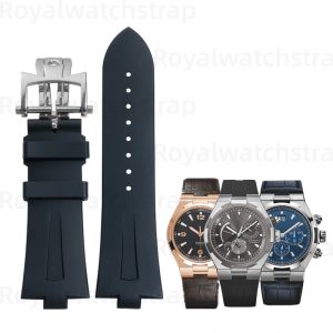 25-8.5mm Silicone Rubber Strap For Vacheron Constantin Overseas 47040 47450 49020 49150