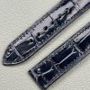 Custom Alligator Leather Strap Replacement For Omega Seamaster De Ville Speedmaster (Deployment Clasp)