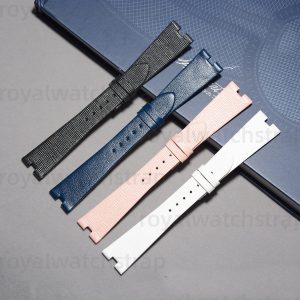 Custom Ladies' Genuine Calfskin Leather Watch Strap for Bulgari B.ZERO1(Multi Size & Color)