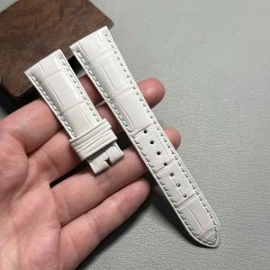 Genuine Alligator Leather Ladies Watch Leather Strap For Patek Philippe Complications 4947 5327 5146R