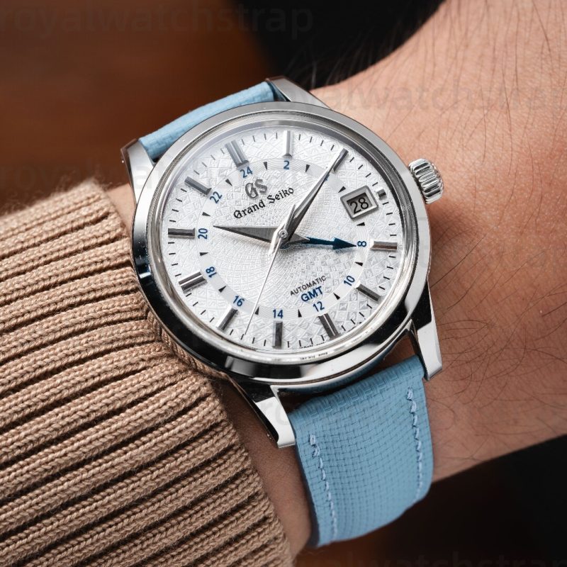 Handmade Fluorine (FKM) High End Rubber Watch Straps With Calf Bottom(Multi Size & Color)