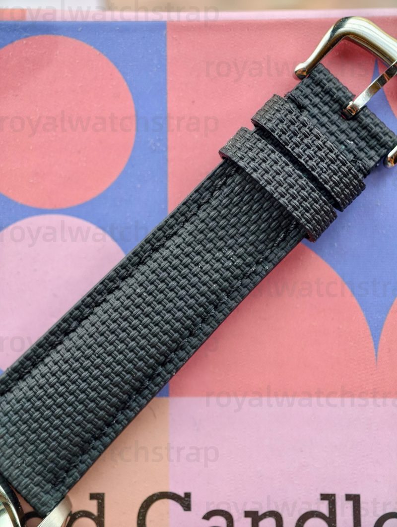 Handmade Fluorine (FKM) High End Rubber Watch Straps With Calf Bottom(Multi Size & Color)