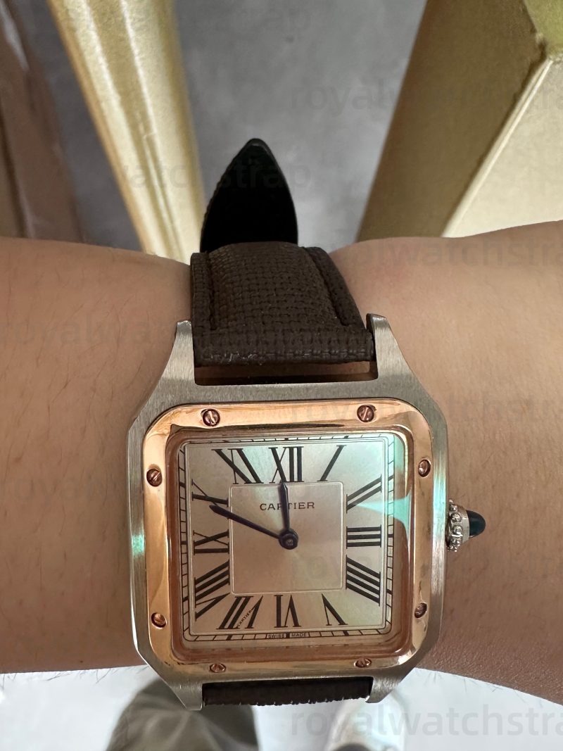 Handmade Fluorine (FKM) High End Rubber Watch Straps With Calf Bottom(Multi Size & Color)