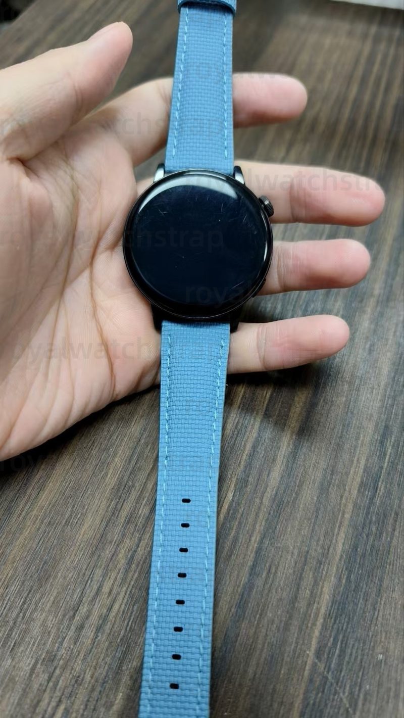 Handmade Fluorine (FKM) High End Rubber Watch Straps With Calf Bottom(Multi Size & Color)