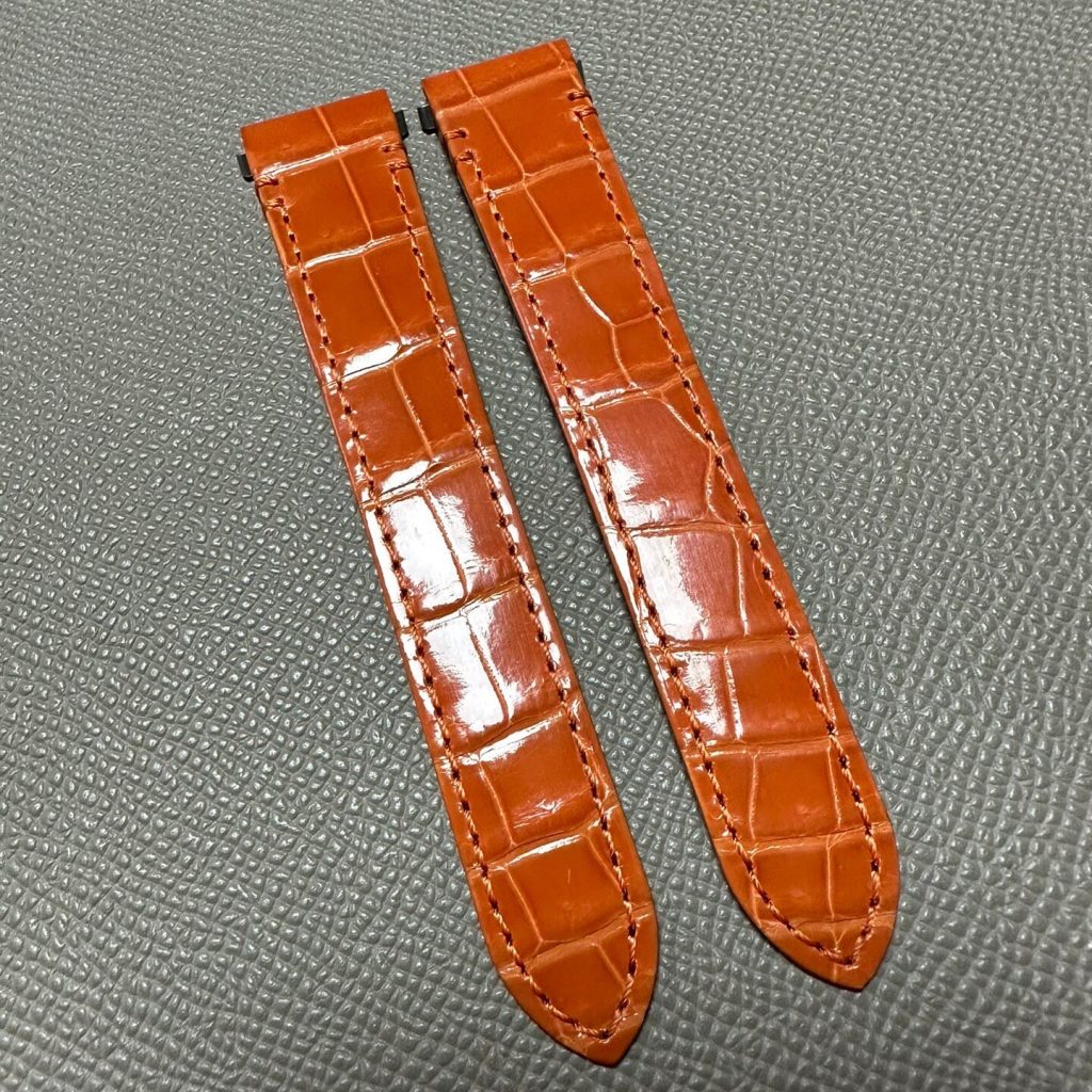 High-End Alligator Leather Strap Quick Release For Cartier De Santos – No Tool Needed