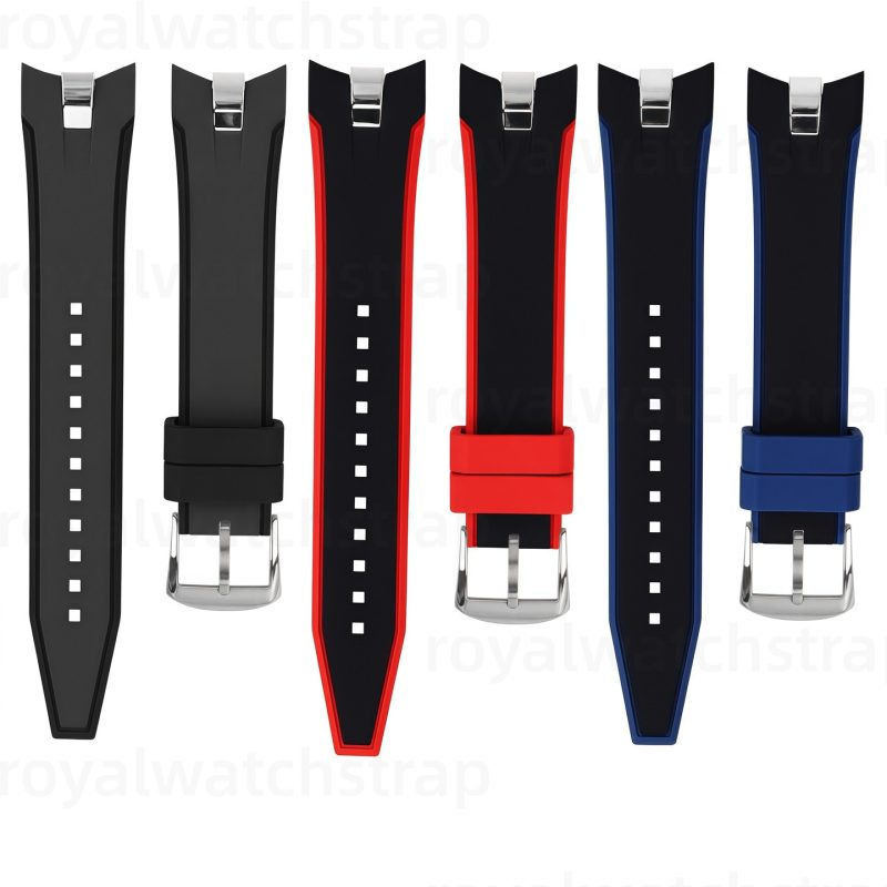 21mm Curved Silicone Watch Strap For Seiko Sportura SNAE93 SPC089 (3) 21mm Curved Silicone Watch Strap For Seiko Sportura SNAE93 SPC089