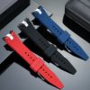 21mm Curved Silicone Watch Strap For Seiko Sportura SNAE93 SPC089