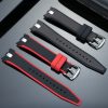 21mm Curved Silicone Watch Strap For Seiko Sportura SNAE93 SPC089
