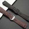 21mm In Stock Black Brown Calfskin Leather Strap For Hamilton Ventura Elvis80 (4) 21mm In Stock Black Brown Calfskin Leather Strap For Hamilton Ventura Elvis80