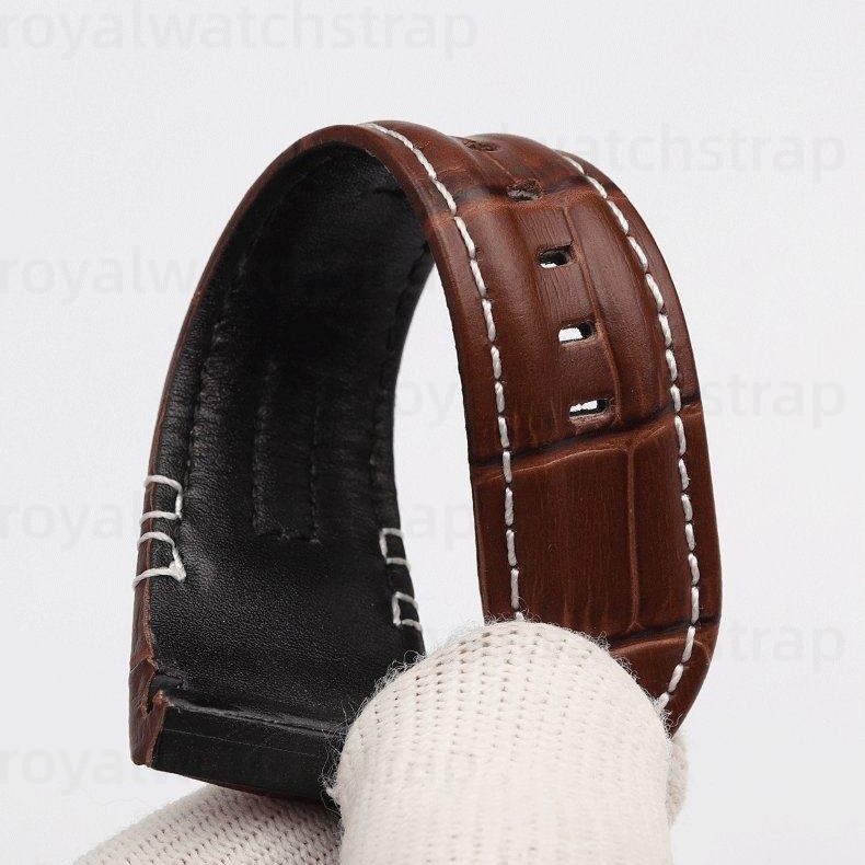 26mm Genuine Leather Watch Strap For Seiko VelaturaSRH-In Stock