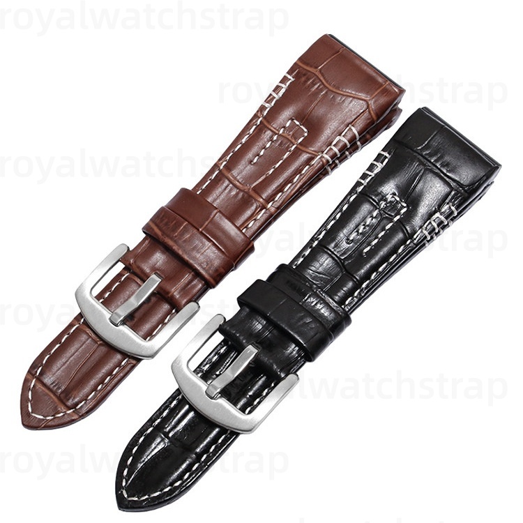 26mm Genuine Leather Watch Strap For Seiko VelaturaSRH-In Stock