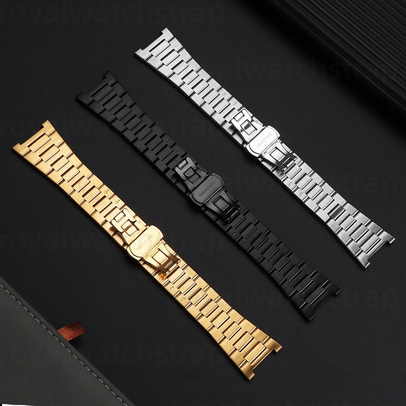 26mm Sliver Gold Stainless Steel Men's Bracelet Sale For Ferragamo F-80 SFUO00221 FIJ060017 (6) 26mm Sliver Gold Stainless Steel Men's Bracelet Sale For Ferragamo F-80 SFUO00221 FIJ060017