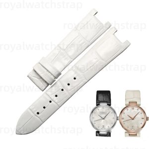Concave End Leather Strap for Mido Baroncelli II M022 207 Automatic Lady