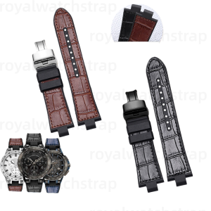 Convex End Fluororubber Bottom With Calfskin Leather for Versace Sport