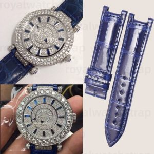 Custom Alligator Leather Replacement Strap For Franck Muller ROUND DOUBLE MYSTERY RONDE 3900 (12) Custom Alligator Leather Replacement Strap For Franck Muller ROUND DOUBLE MYSTERY RONDE 3900