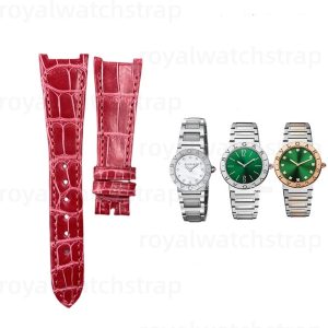 Custom Alligator Leather Watch Band Replacement for Bvlgari Bvlgari