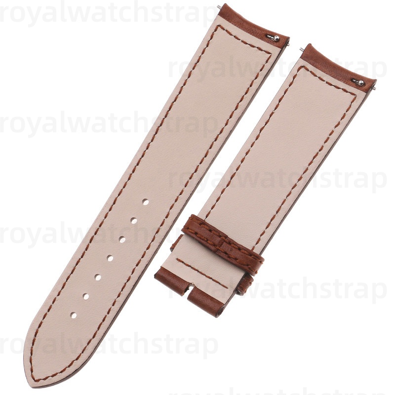 Custom Curved End Leather Watch Strap For Jaeger Lecoultre Polaris Master Moon Phase (6)
