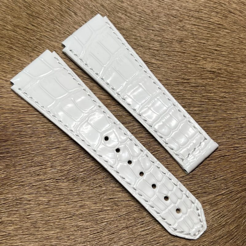Custom Handmade Alligator Leather Watch For Zenith Defy Classic Replacement Straps For Sale (1) Custom Handmade Alligator Leather Watch For Zenith Defy Classic Replacement Straps For Sale