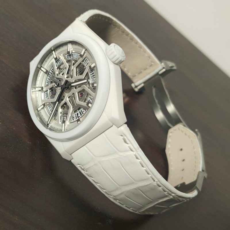Custom Handmade Alligator Leather Watch For Zenith Defy Classic Replacement Straps For Sale (16) Custom Handmade Alligator Leather Watch For Zenith Defy Classic Replacement Straps For Sale (1)