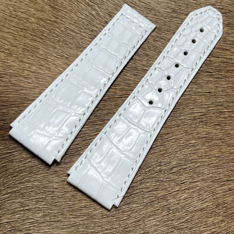 Custom Handmade Alligator Leather Watch For Zenith Defy Classic Replacement Straps For Sale (7) Custom Handmade Alligator Leather Watch For Zenith Defy Classic Replacement Straps For Sale (1)