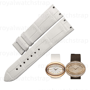 Custom Handmade Alligator Watch Strap For Piaget Limelight Magic Hour 20mm