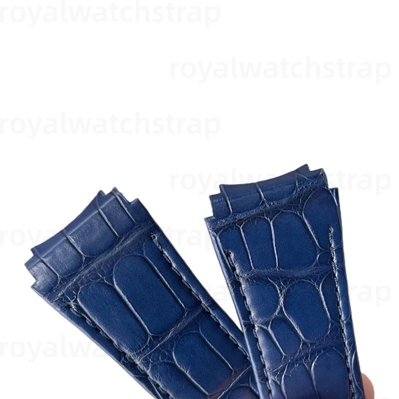 Custom Replacement Alligator Leather Strap for Zenith DEFY 95.9000.6709004