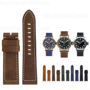 Handmade Premium Crazy Horse Calfskin Strap For Zenith Pilot Big Pilot Bronze (1)