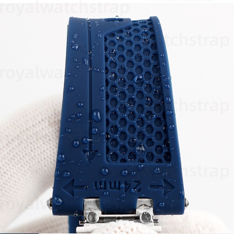 Replacement Rubber Watch Bands For Maurice Lacroix Aikon AI6008 6038 1108 6007 6058 1018