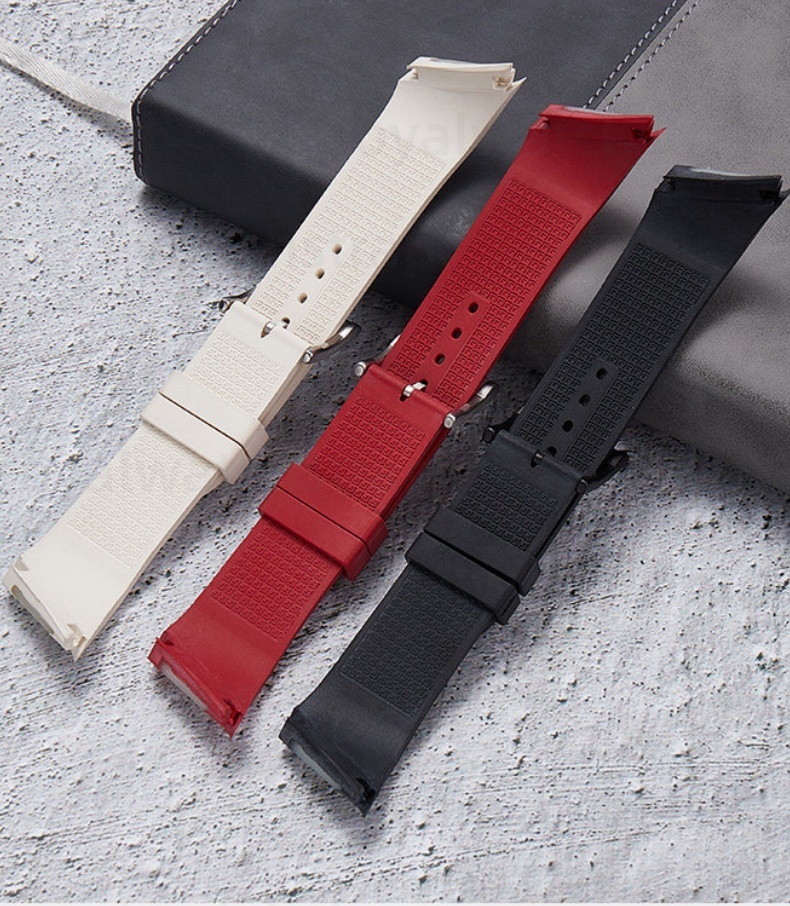 Rubber Watch Strap For Hamilton Hamilton Ventura Elvis Presley Men in Black (6)