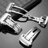 18mm Aftermarket Premium Sliver Stainless Steel Deployant Watch Clasp For Longines Rubber Leather Strap (1) 18mm Aftermarket Premium Sliver Stainless Steel Deployant Watch Clasp For Longines Rubber Leather Strap (3)